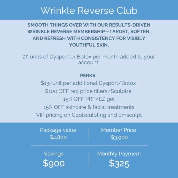 "Wrinkle-Reverse" Membership (Save $900)