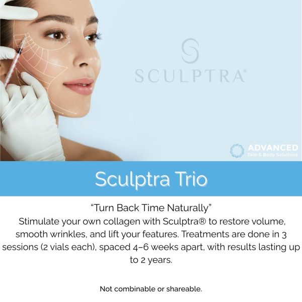 Sculptra Trio – $4,500 (Save $900)
