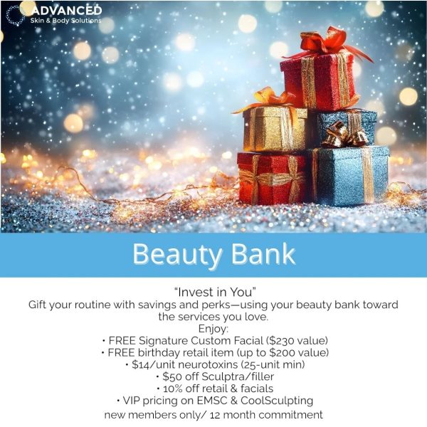 Beauty Bank – Deposit $150 For Your First Month, Get 2nd Month Free ($150 value)
