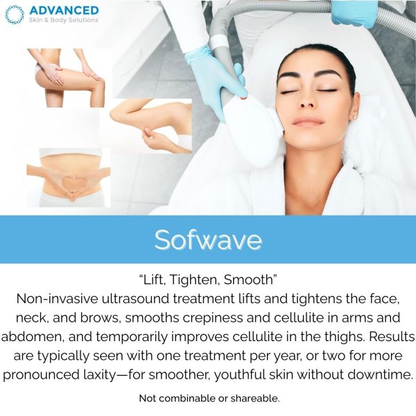 Sofwave – Buy 1 Area, Get 2nd Area 50% Off