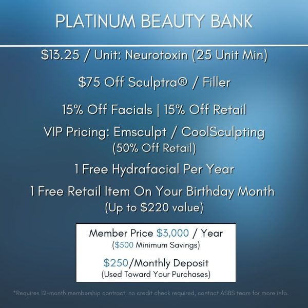 "Platinum Beauty Bank" Membership
